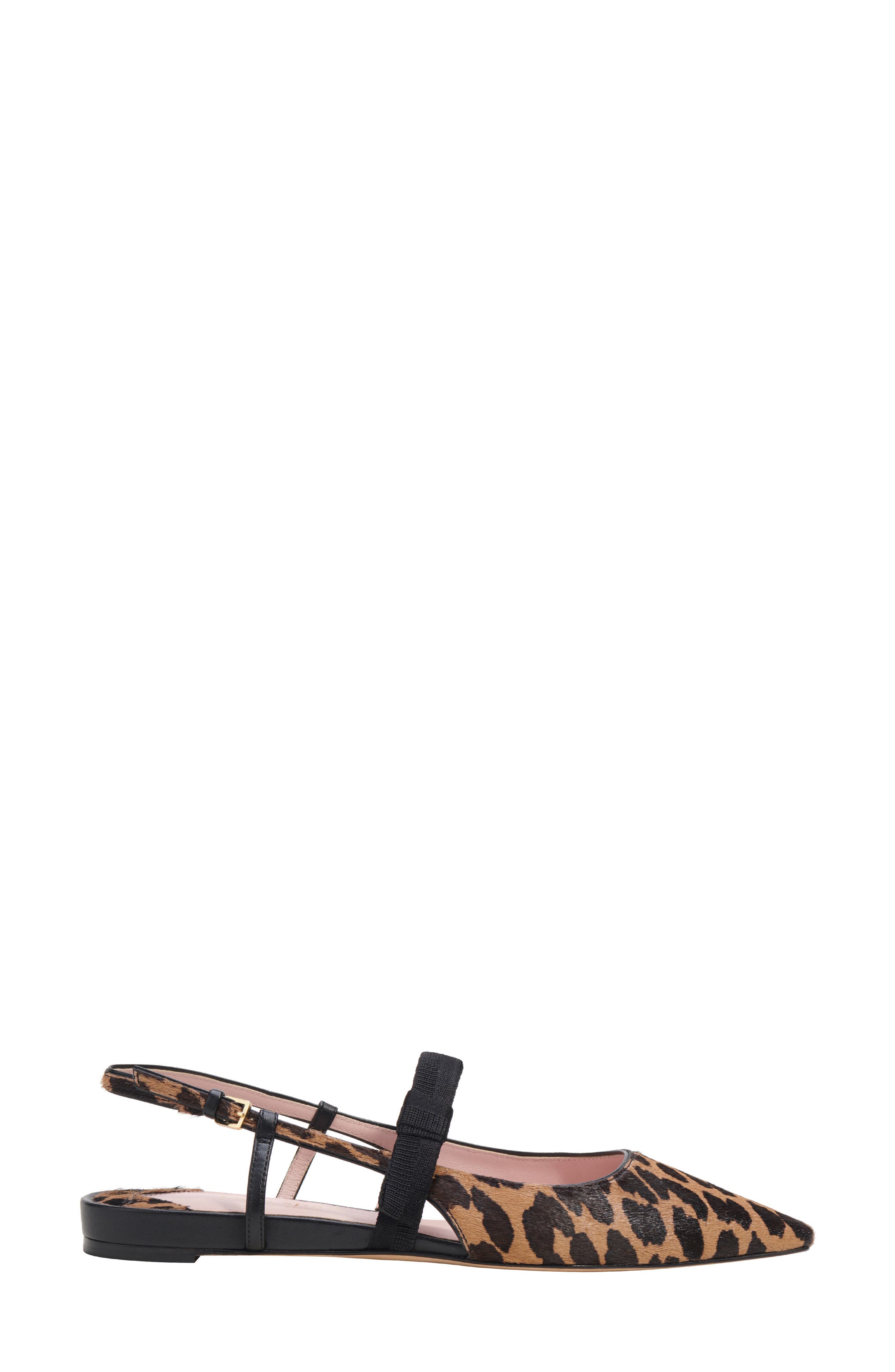 maritza pointed toe slingback flat, Alternate, color, MRDN LEO/ LGHT TOB