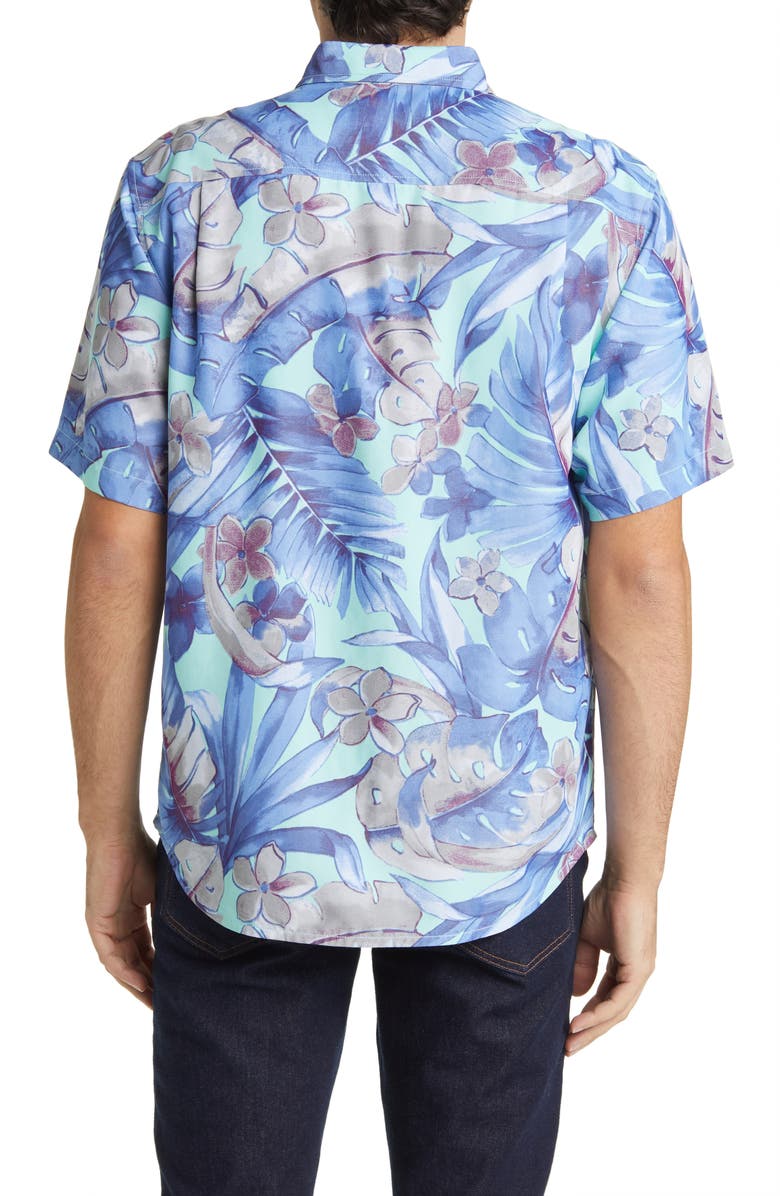 Tommy Bahama Coconut Point Forever Fronds Short Sleeve Button-Up Shirt, Alternate, color,
