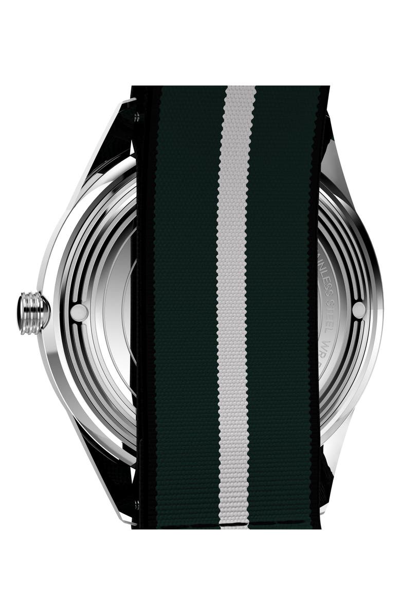 Timex<sup>®</sup> Marlin<sup>®</sup> Jet Webbing Strap Watch, 38mm, Alternate, color, Green