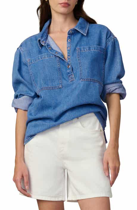 Easy Denim Popover Shirt