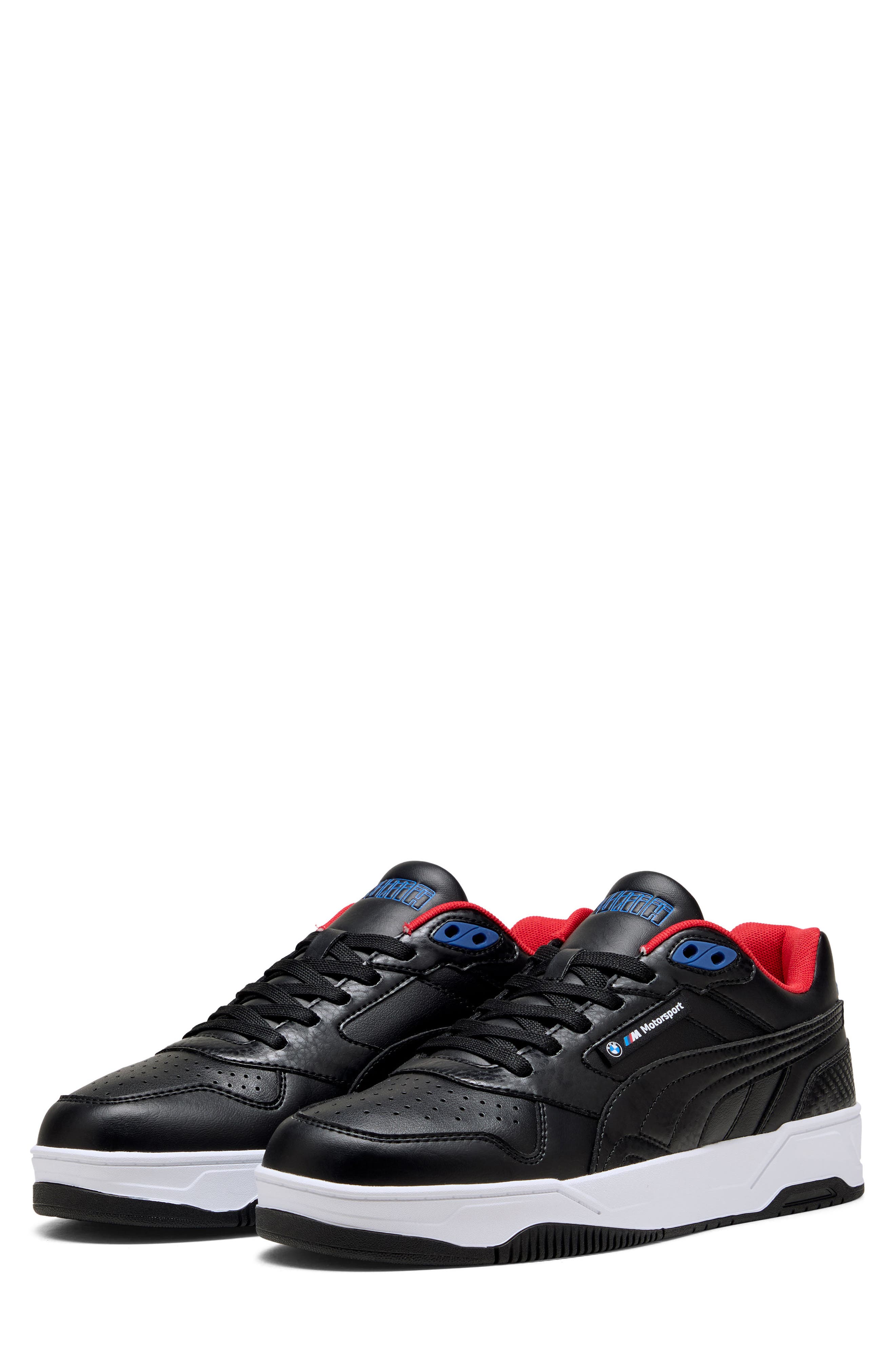 BMW M Motorsport RBD Drive Low Sneaker, Alternate, color, PUMA BLACK/ PUMA WHITE