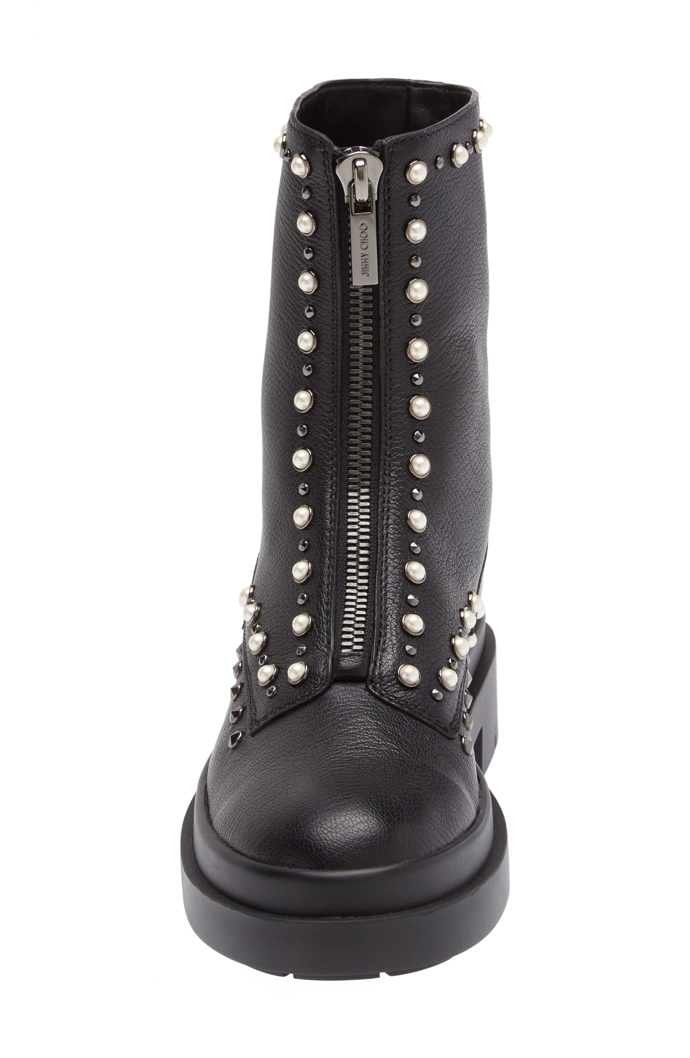 Jimmy Choo Nola Studded Boot, Alternate, color, 