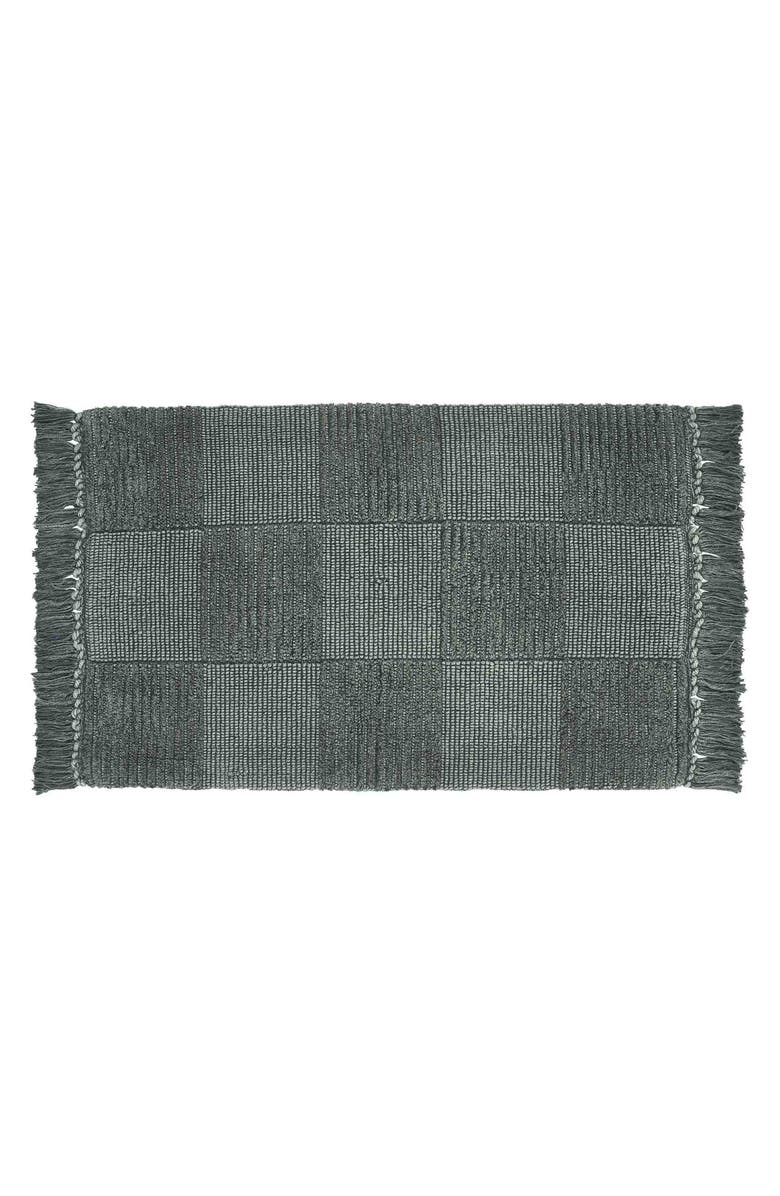 VCNY HOME Stonewash Bath Rug, Main, color, Black