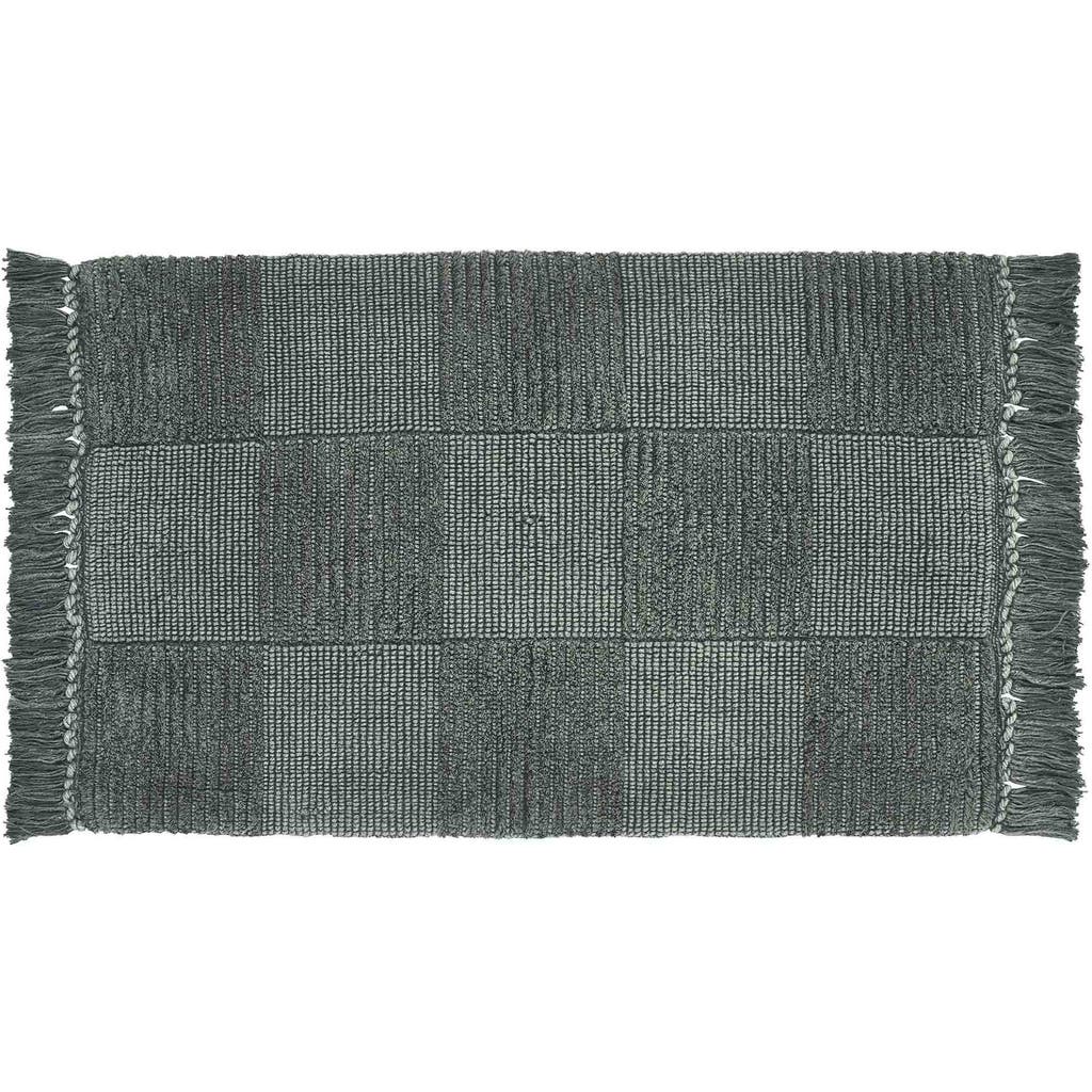 Vcny Home Stonewash Bath Rug In Black