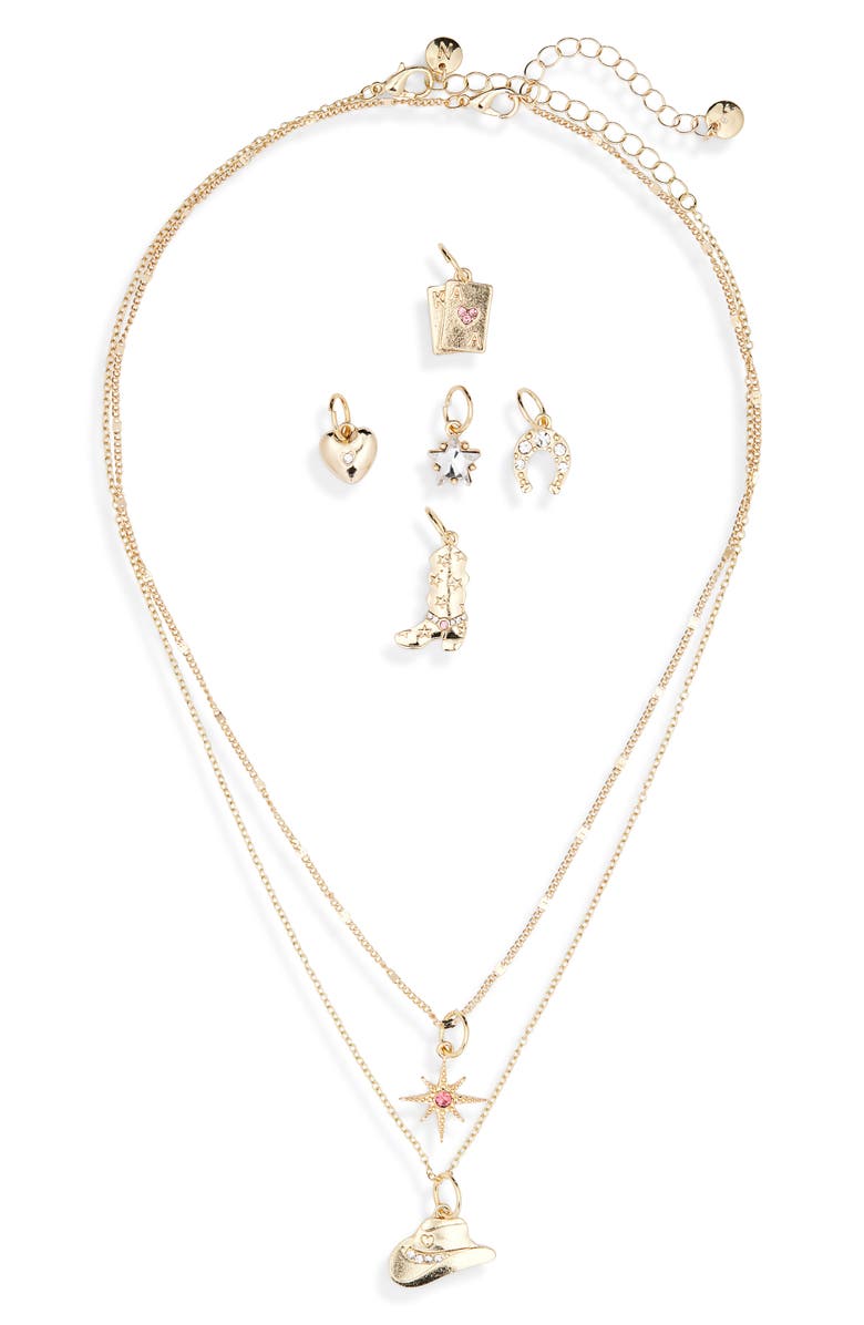 BP. Western Charm 9-Piece Necklace Set, Main, color, Gold