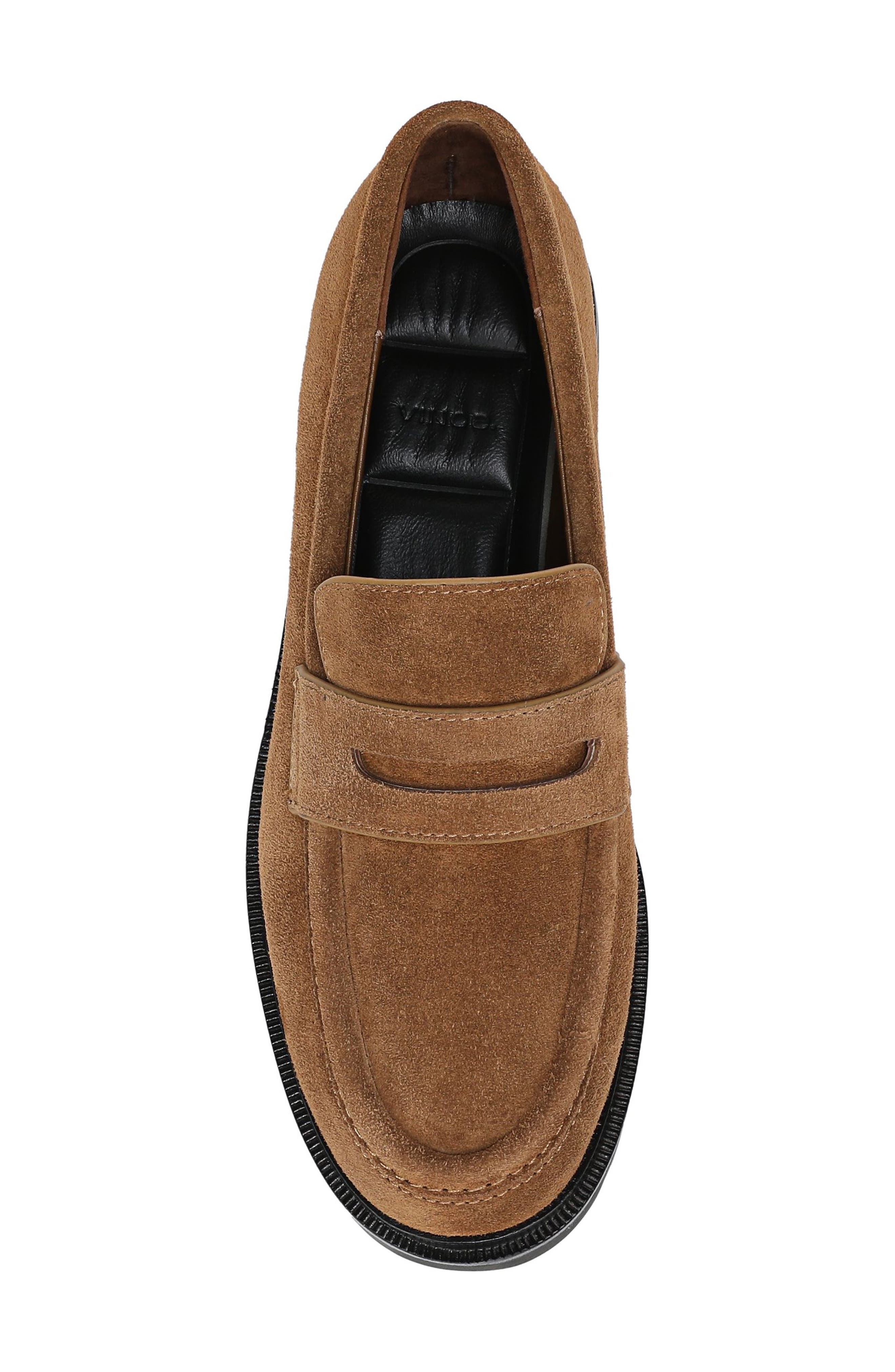 Vince Siena Lugged Penny Loafer, Alternate, color, Elmwood
