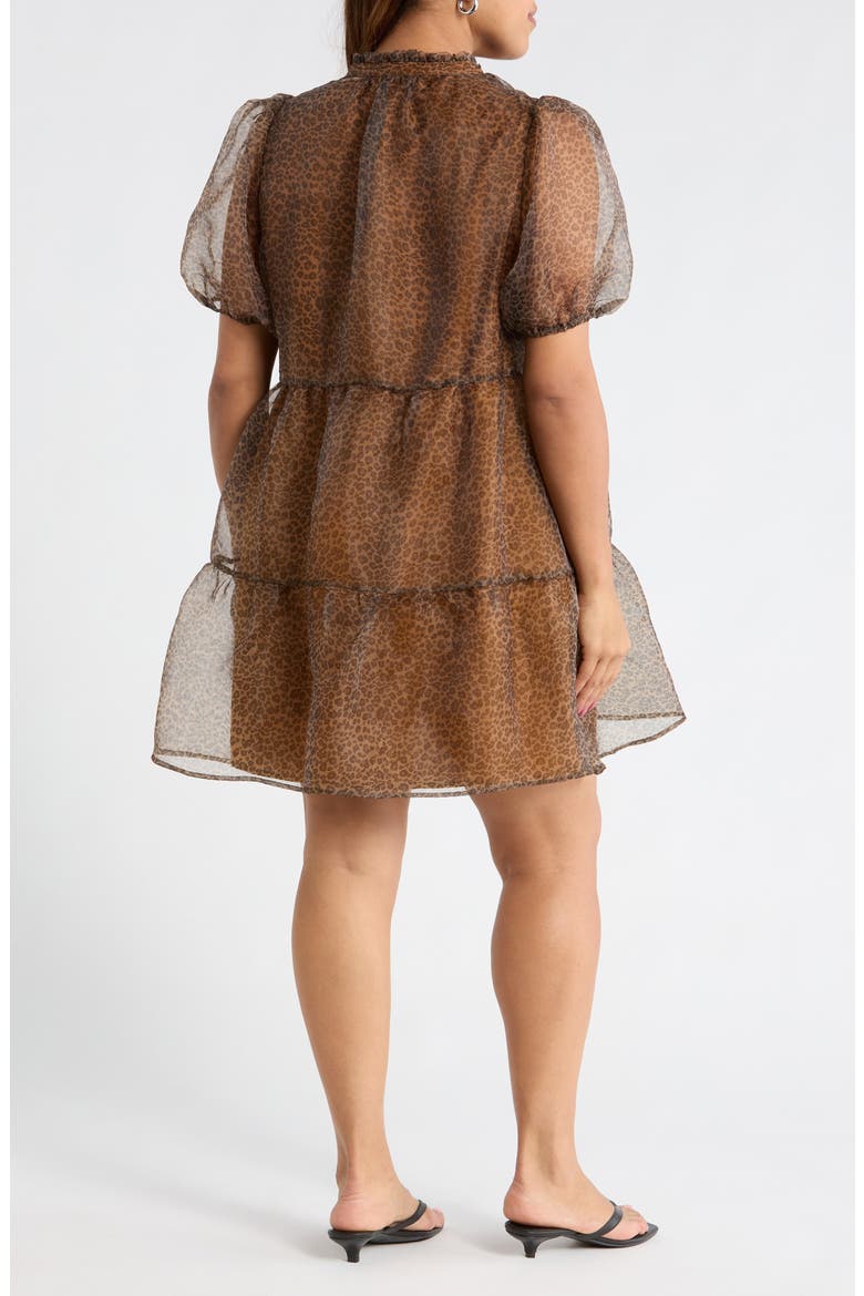 Leopard Shift Dress, Alternate, color, LEOPARD