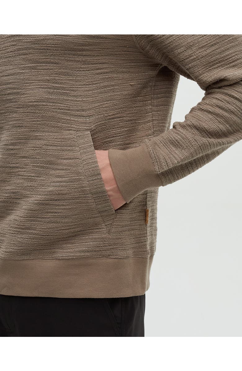 tentree Powell 1/4 Zip, Alternate, color, Clay Flash Stripe