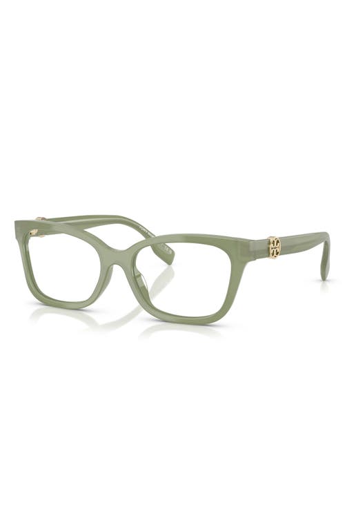 Tory Burch 53mm Phantos Optical Glasses In Green
