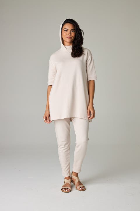 Malawi Eco-Luxe Fleece Hooded Tunic/Dress - Cloud-Soft Comfort