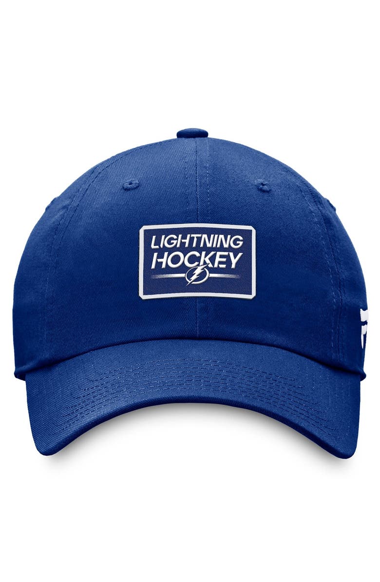 FANATICS Men's Fanatics Branded  Blue Tampa Bay Lightning Authentic Pro Prime Adjustable Hat, Alternate, color, 