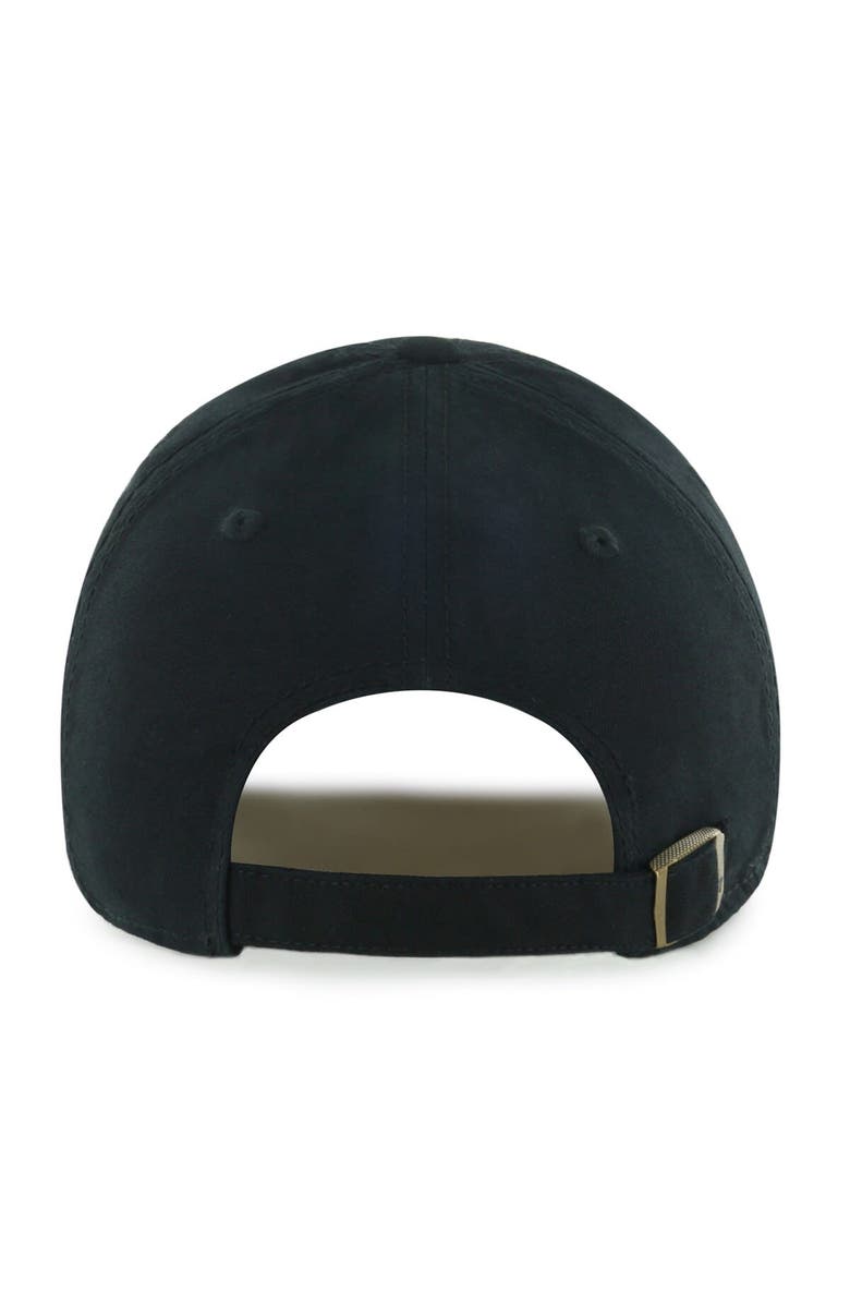 '47 Men's '47  Black Carolina Panthers Vernon Clean Up Adjustable Hat, Alternate, color, 