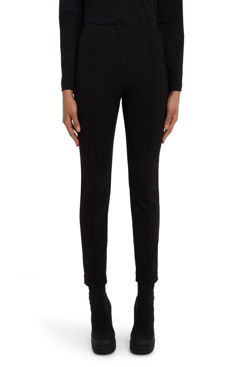 Skinny Ankle Trousers, Main, color, BLACK