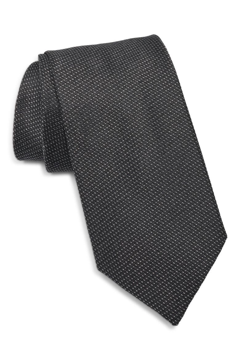Party Dot Tie, Main, color, BLACK