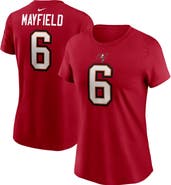 Nike Women's Nike Baker Mayfield Red Tampa Bay Buccaneers Player Name & Number T-Shirt