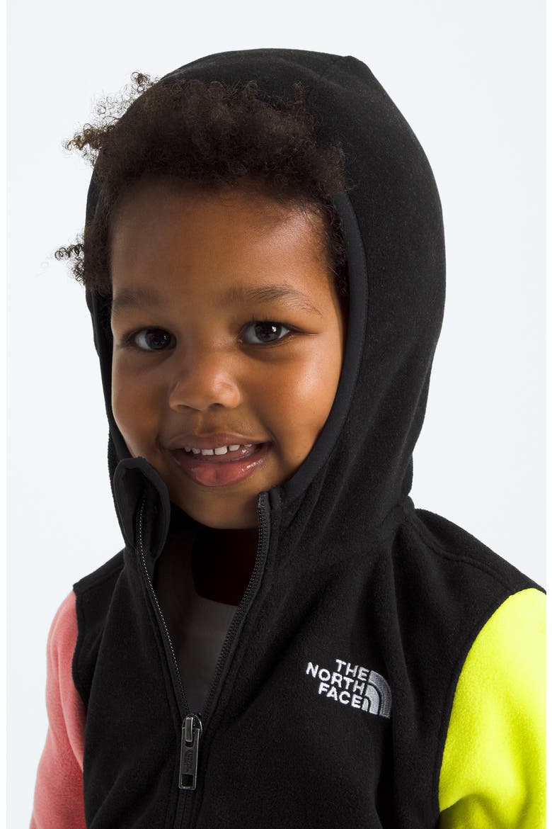 Kids' Glacier Zip Hoodie, Alternate, color, TNF BLACK/ MERIDIAN BLUE/ FIZZ