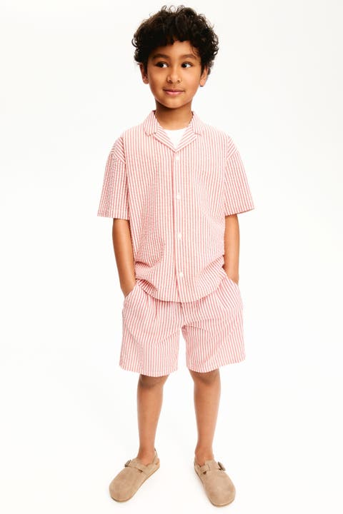 Seersucker shorts