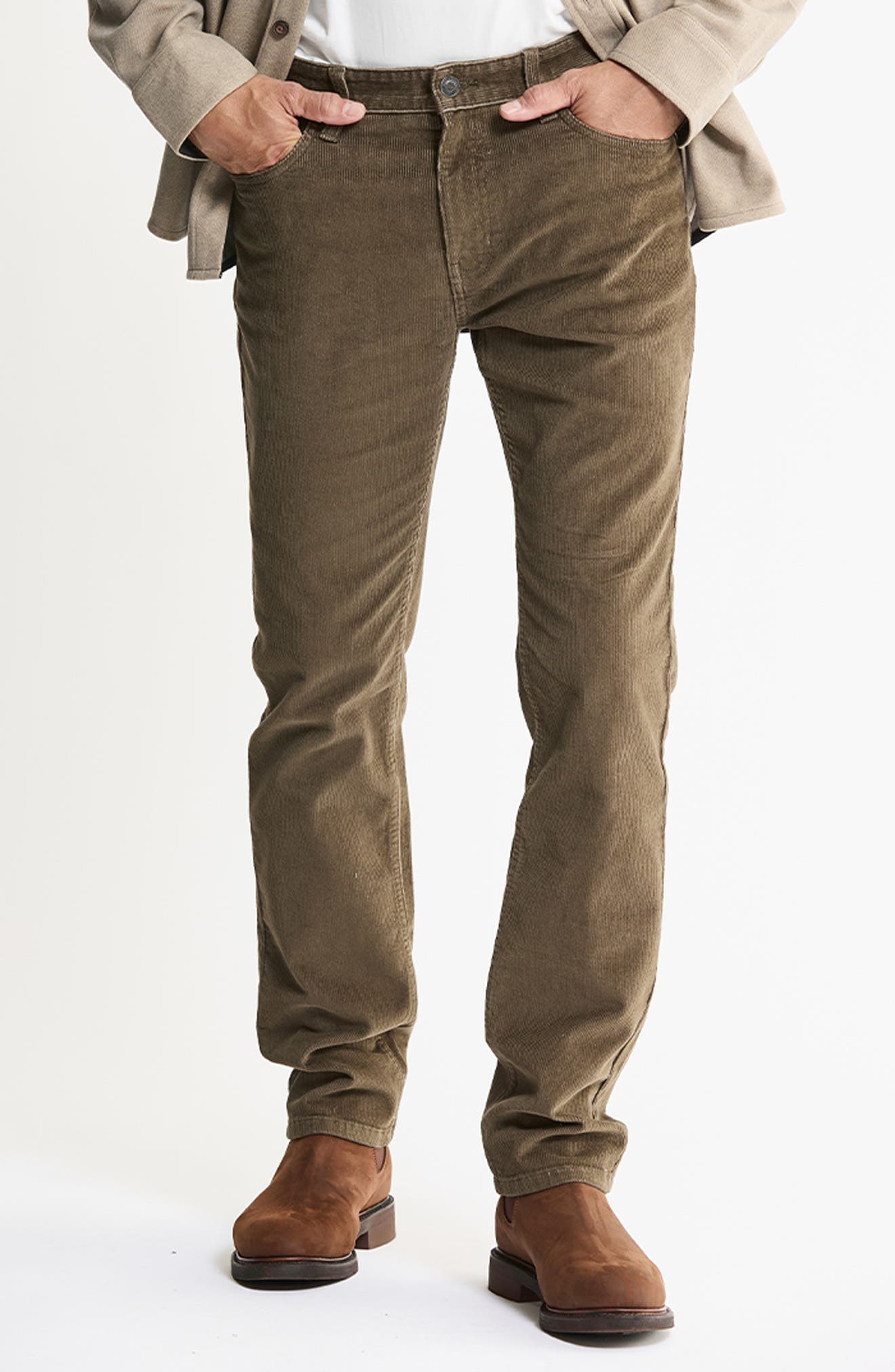 Stretch Corduroy 5-Pocket Pants