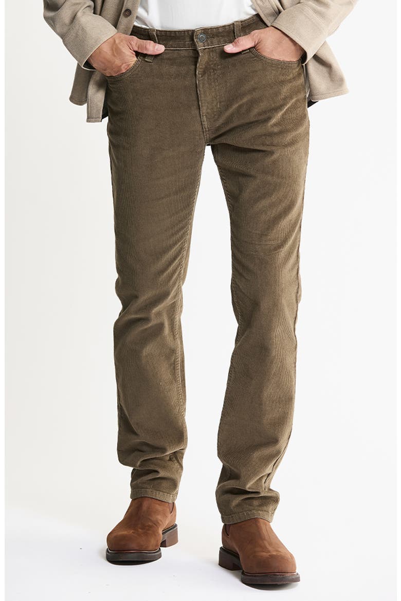 Stretch Corduroy 5-Pocket Pants, Main, color, OLIVE