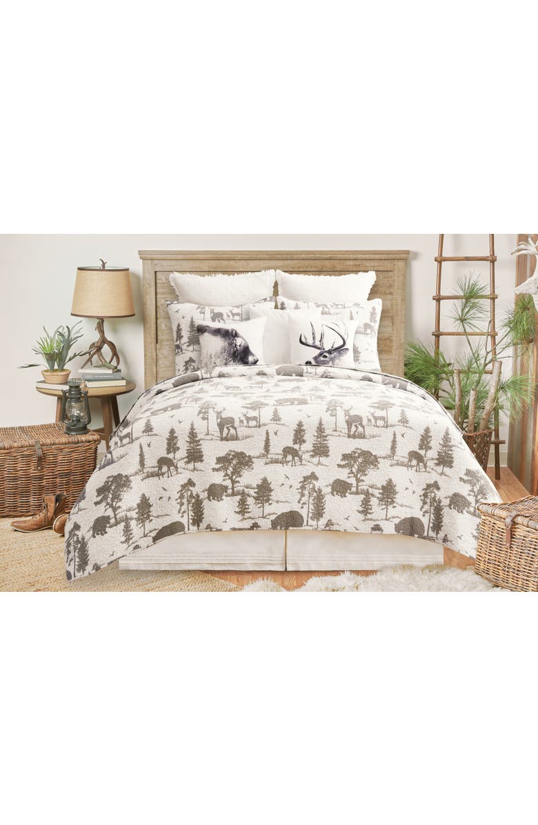 C&F Home Henderson Hideaway Cotton Quilt Set - Reversible and Machine Washable, Alternate, color, Beige