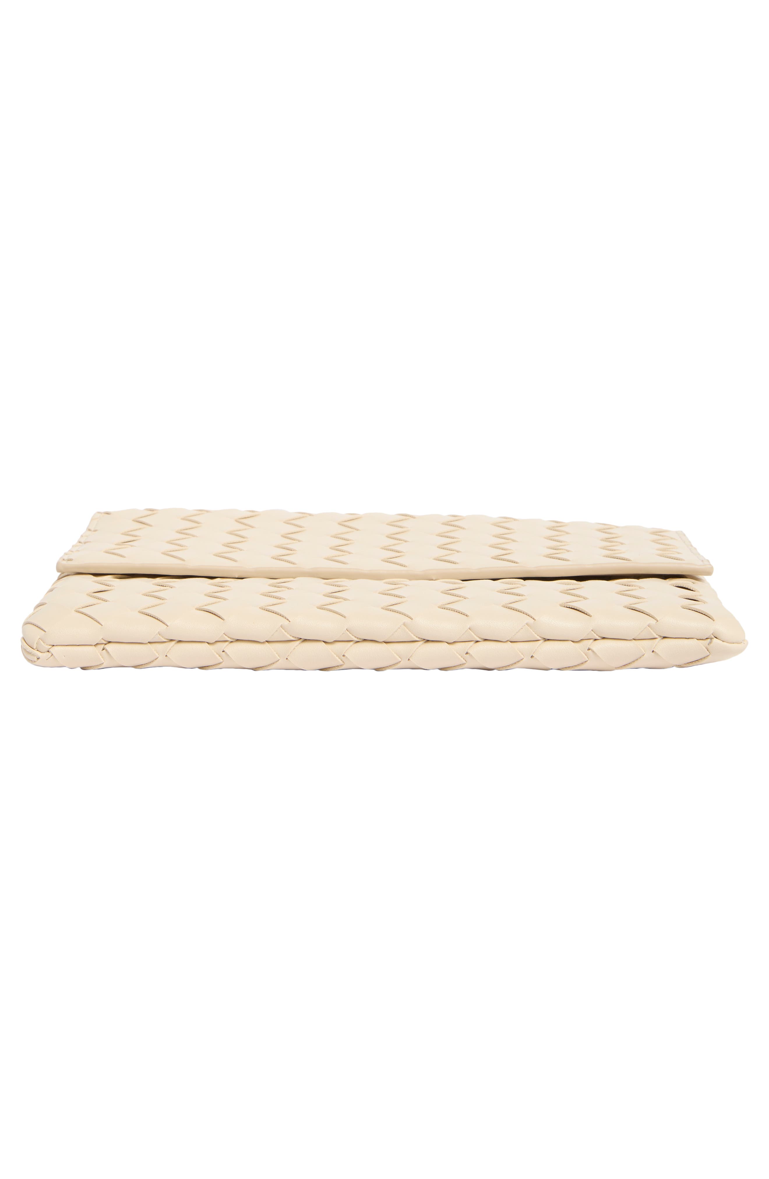 Woven Crossbody Bag, Alternate, color, OAT MILK