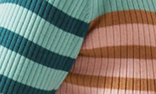 Lk Bennett Love Stripe Rib Knit Sweater In Multi
