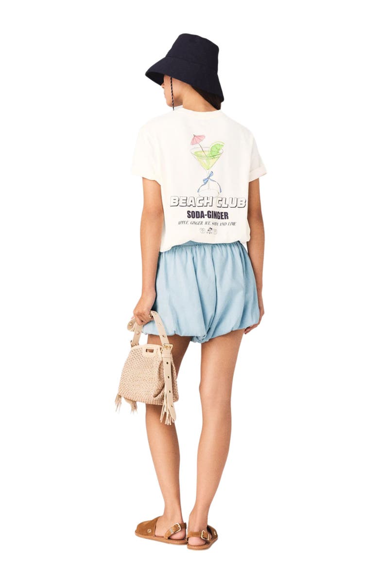 maje Summer print T-shirt, Alternate, color, White