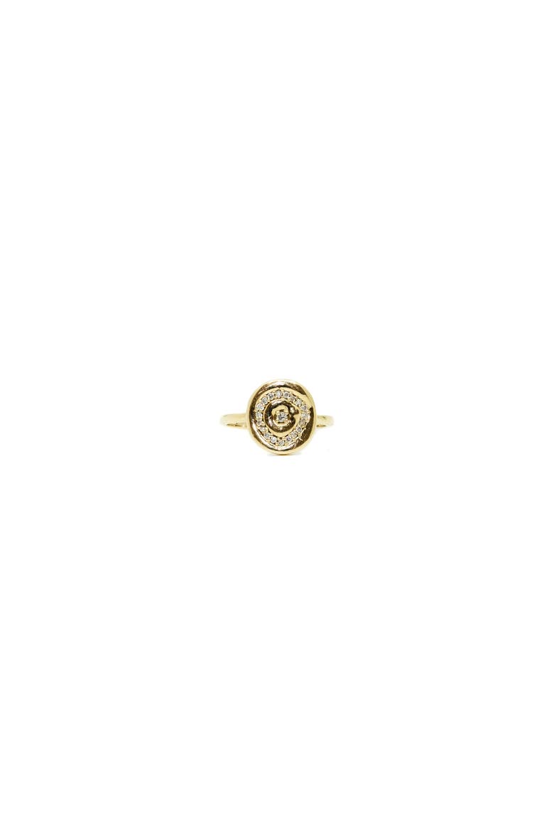 Heart Ring in Lemon Citrine, Main, color, Gold