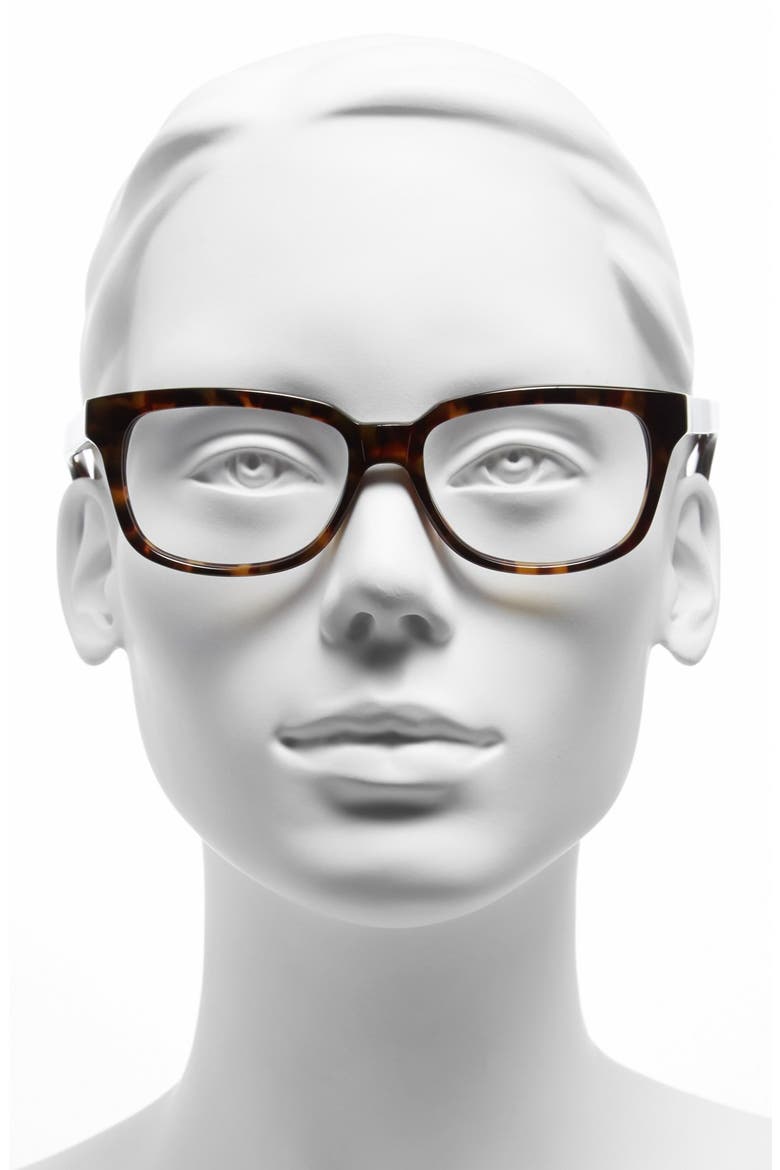 'Reade' 52mm Optical Glasses, Alternate, color, TORTOISE