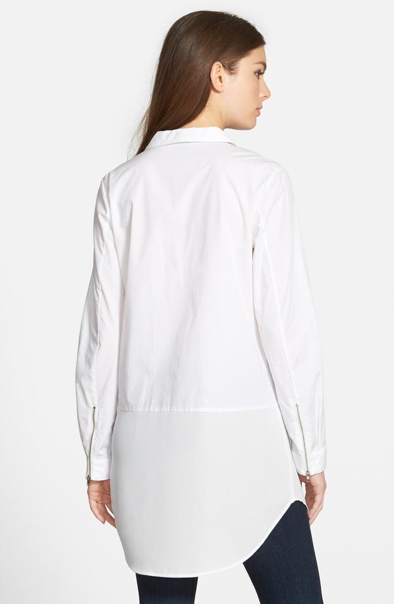 Trouvé Poplin Blouse, Alternate, color, 