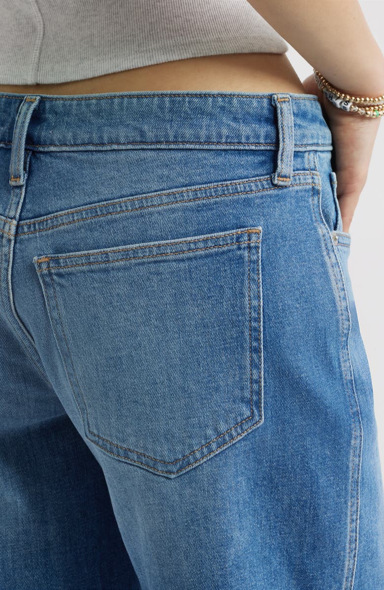 BP. Low Rise Baggy Jort Shorts, Alternate, color, Western Wash