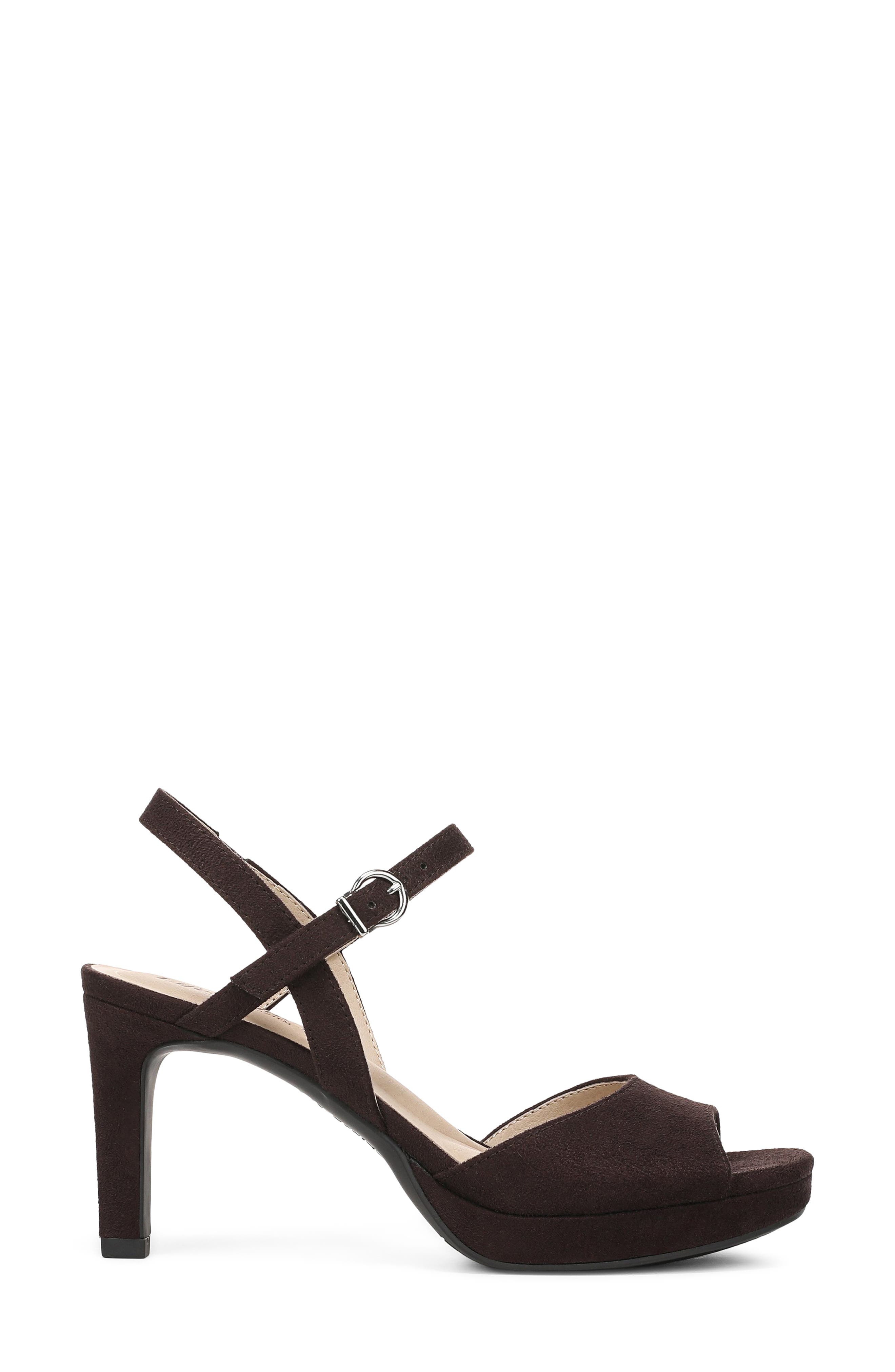 Gwendolyn Ankle Strap Sandal, Alternate, color, DARK CHOCOLATE