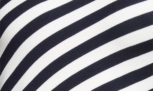 Rabanne Gathered Embellished Striped Wool-blend Midi Dress In Gray