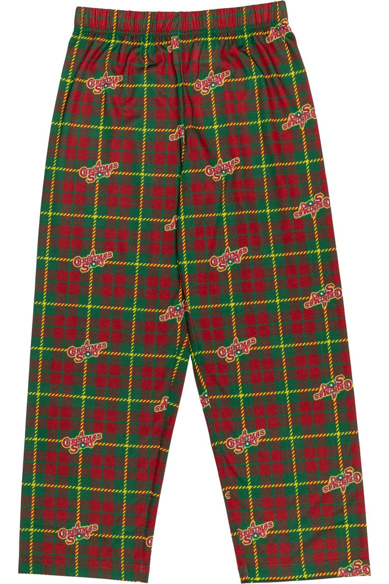 Ralphie Parker Pajama Shirt and Pants Set, Alternate, color, Ralphie Red Grey