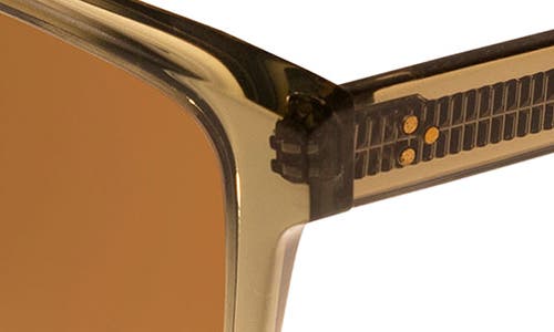 Raen Lumis 54mm Polarized Square Sunglasses In Cambria/vibrant Brown Pola