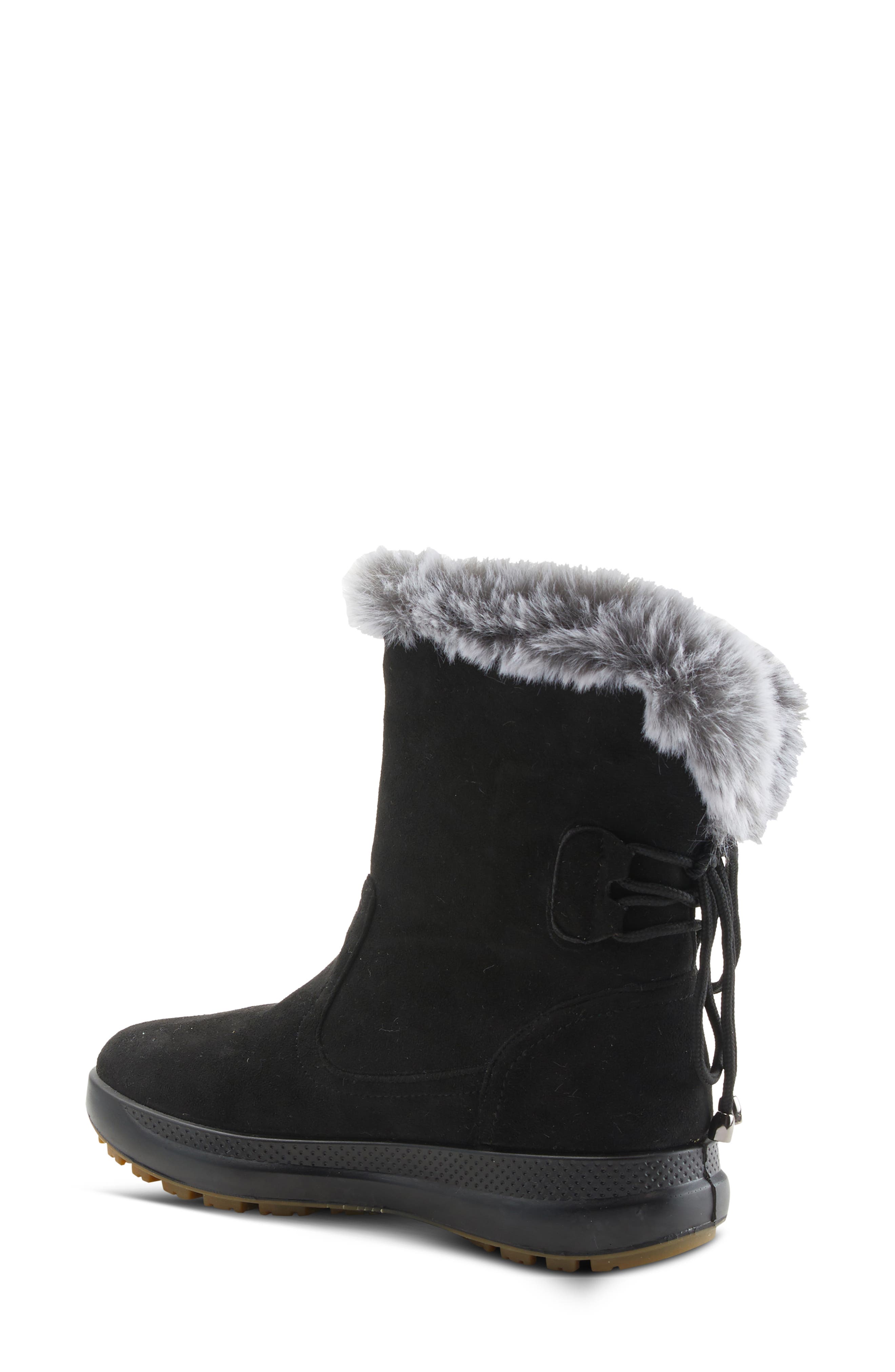 Flexus by Spring Step Snowbird Faux Fur Waterproof Boot, Alternate, color, 
