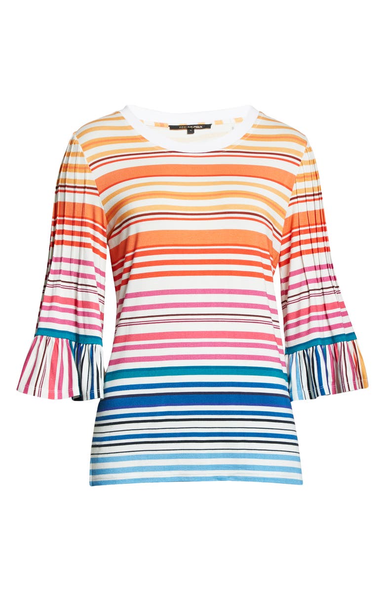 KOBI HALPERIN Rosalia Stripe Top, Alternate, color, 