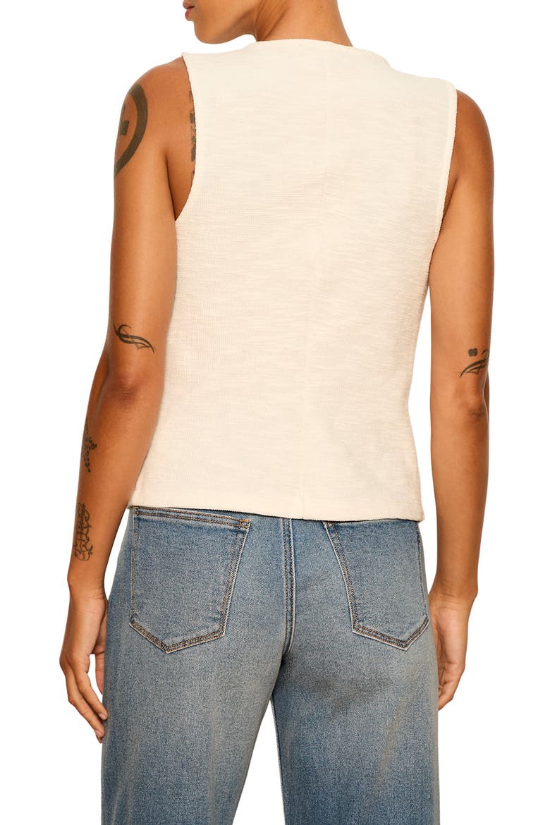 Nothing Extra Knit Vest, Alternate, color, CHALK WHITE