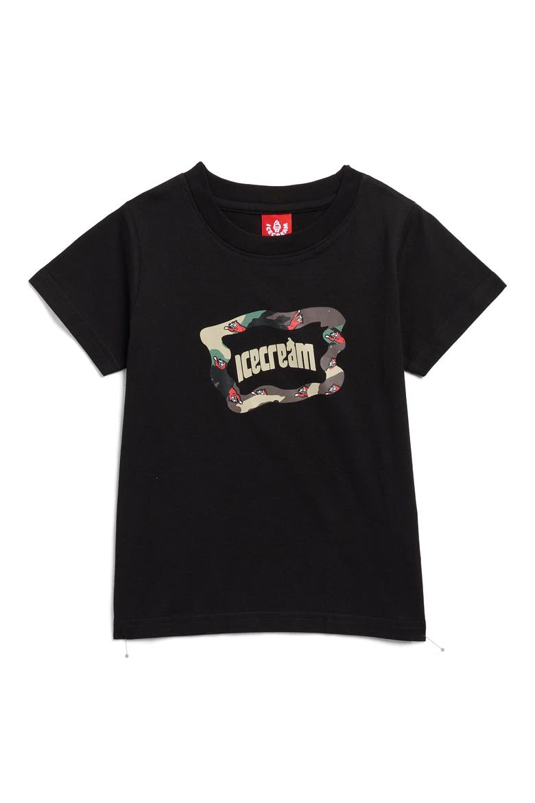 Kids' Plain Sight Graphic T-Shirt, Main, color, BLACK