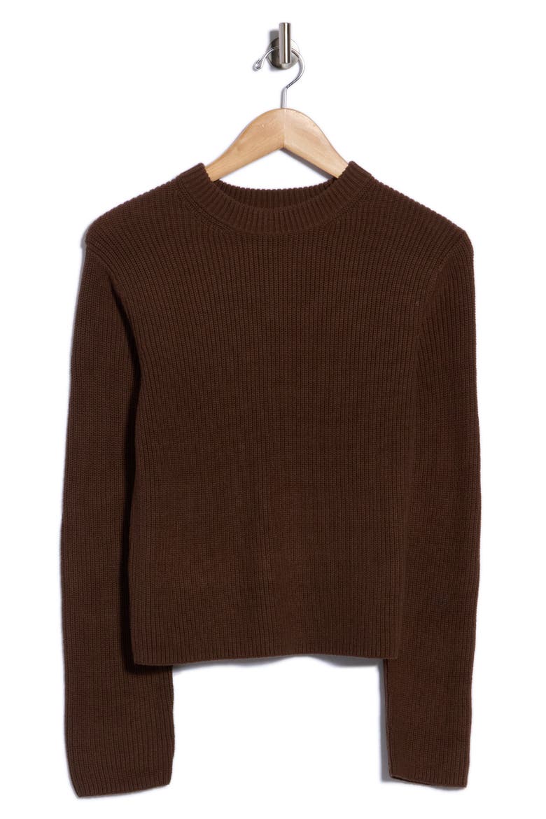 Drop Shoulder Sweater, Main, color, CLOVE