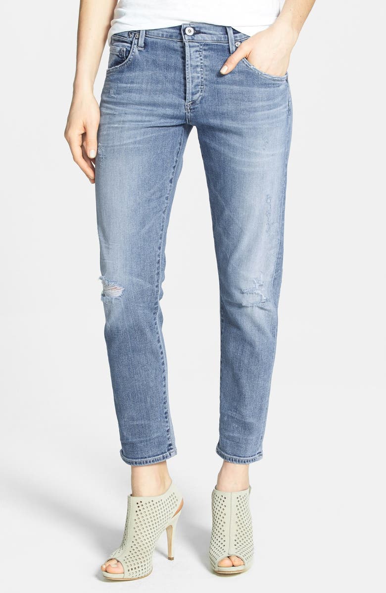 Citizens of Humanity 'Premium Vintage - Emerson' Slim Boyfriend Crop Jeans, Main, color, Crosby