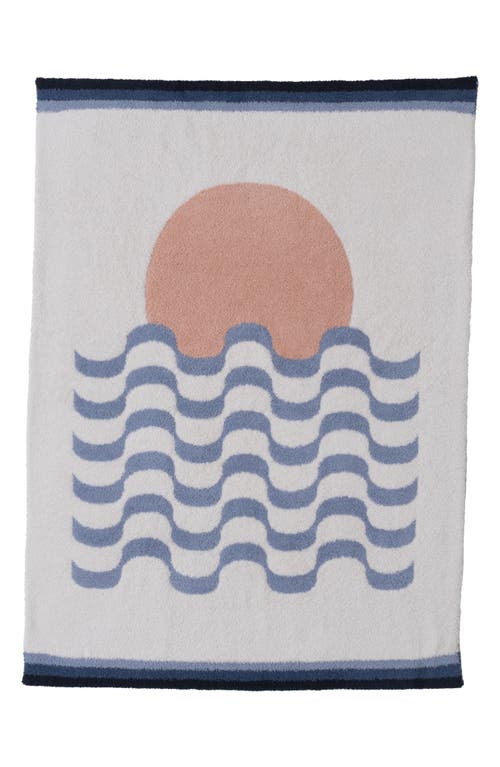 Barefoot Dreams Sun Wave Cozychic® Stroller Blanket In Ocean Air Multi
