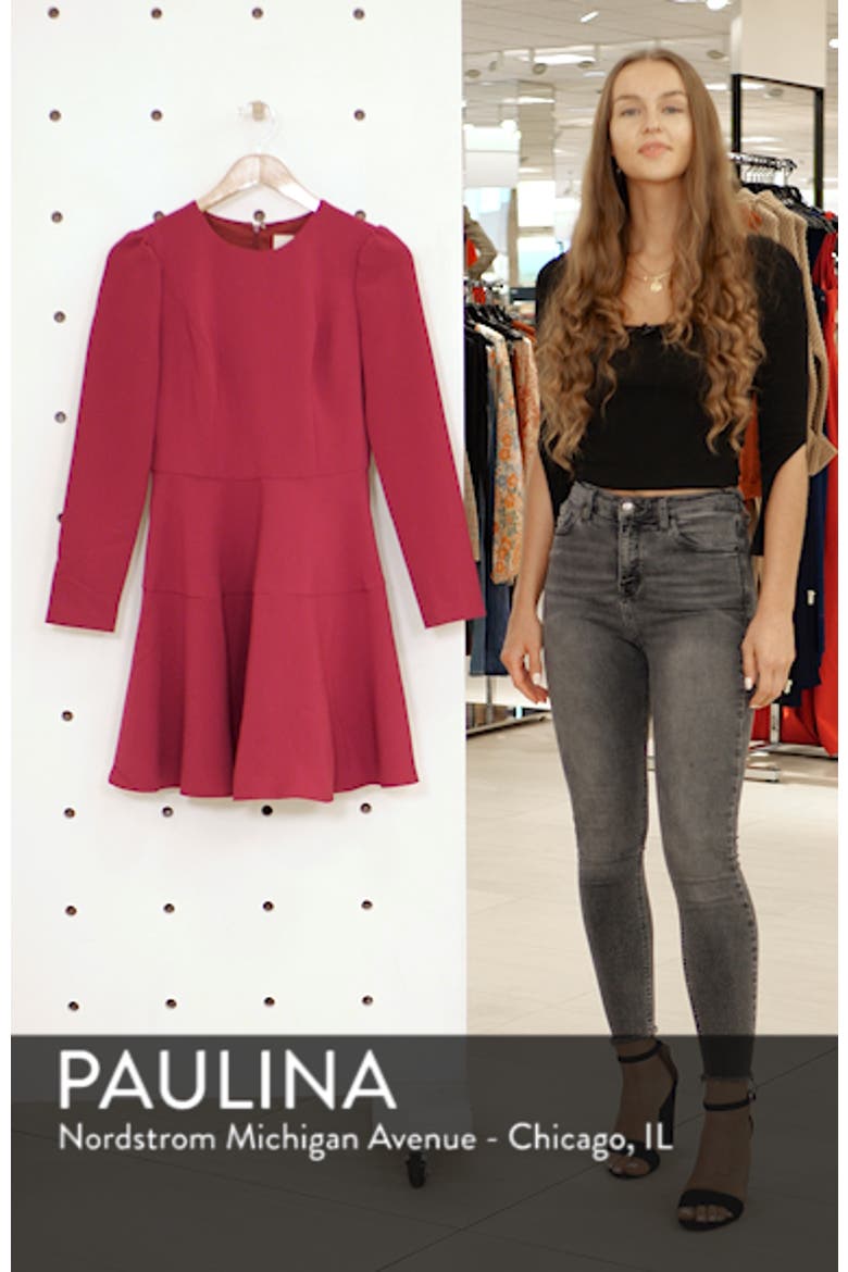 Celeste Long Sleeve Fit & Flare Dress video