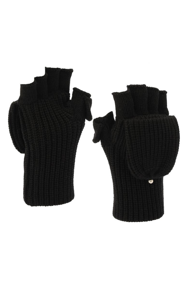 Kate Spade New York spade pop top convertible gloves, Alternate, color,