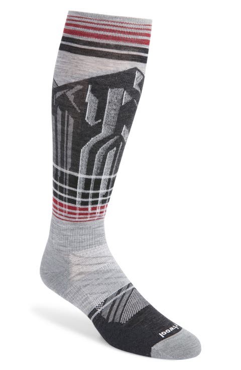 Targeted Cushioning Over the Calf Ski Socks