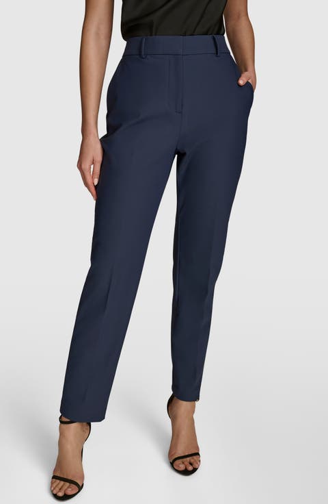 DKNY レディース パンツスーツ ブラック Lサイズ すぐれ