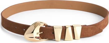 Modern Western Leather Belt