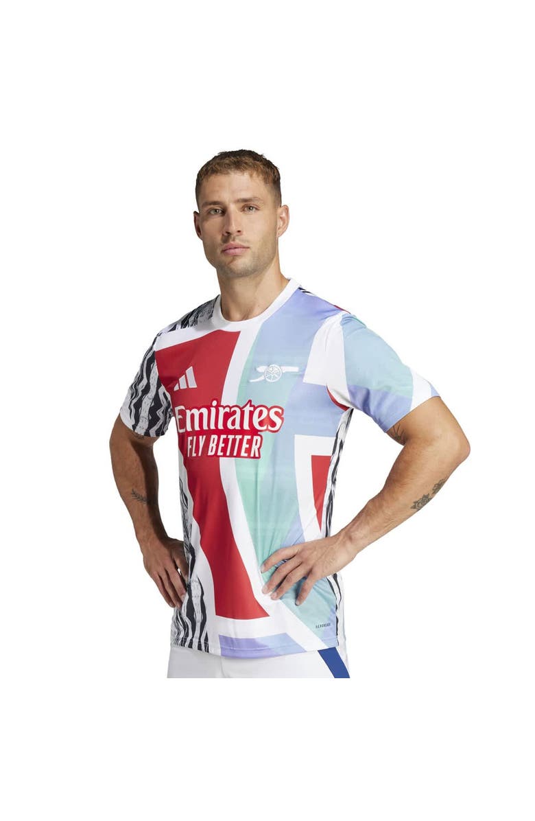 adidas Men's adidas White Arsenal 2024/25 Pre-Match Top, Main, color, White