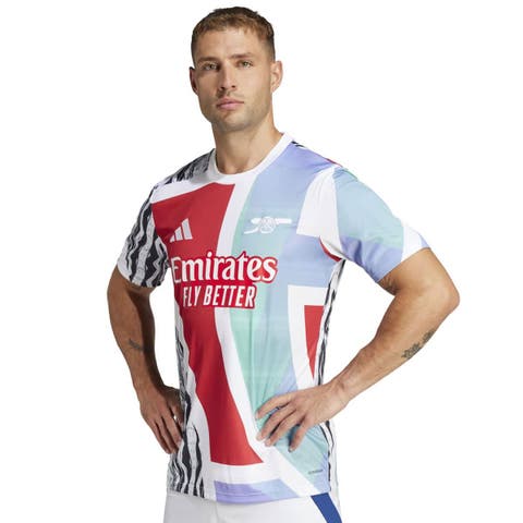 Men's adidas White Arsenal 2024/25 Pre-Match Top