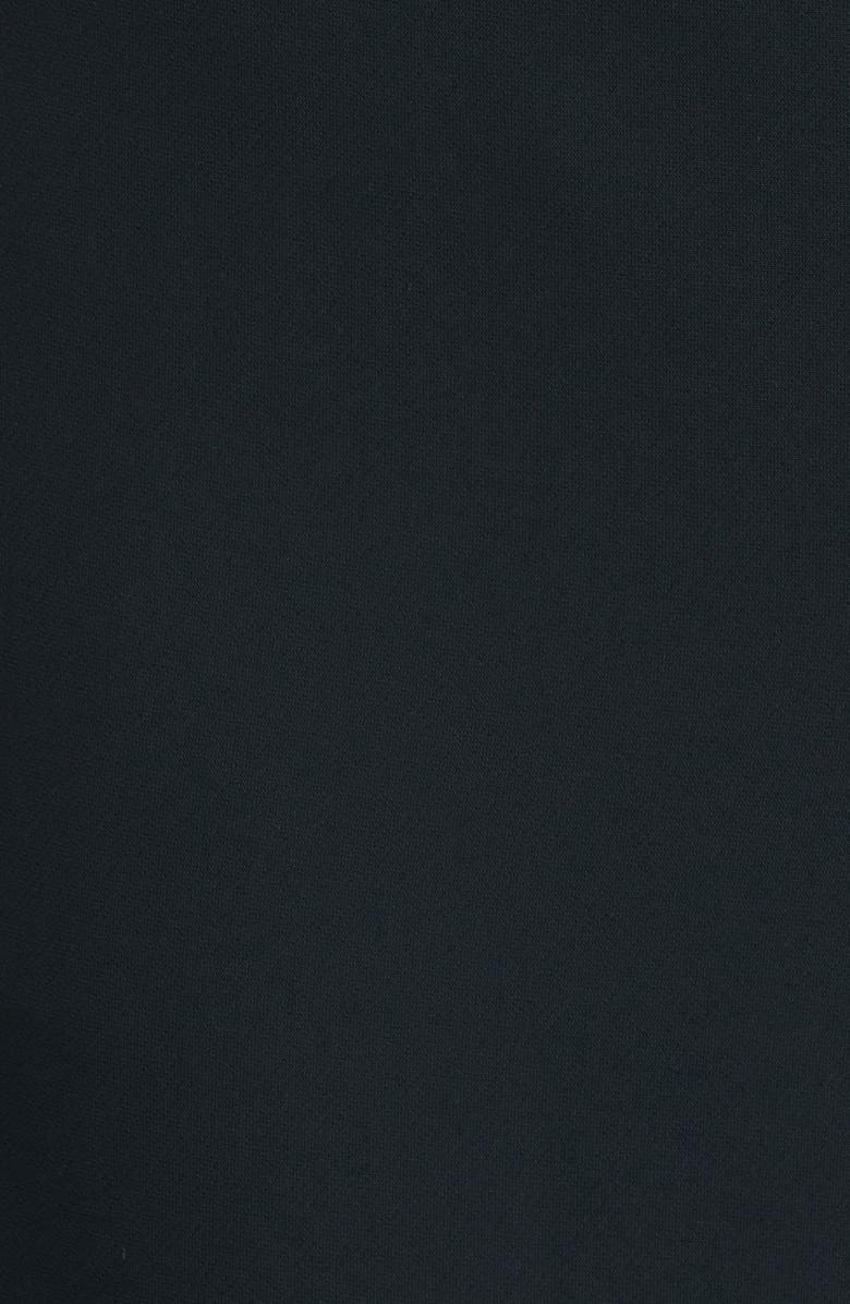 rag & bone Melanie Crepe Wide Leg Pants, Alternate, color, Black